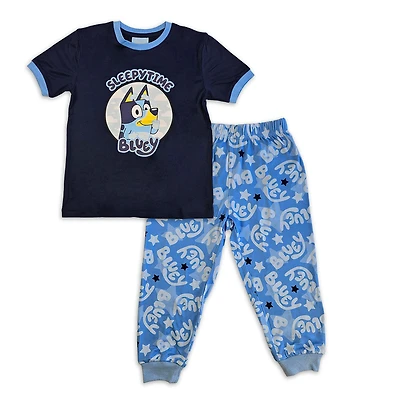 Bluey 2 Piece Pajama Set - Navy/Blue