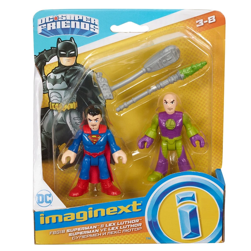 Fisher-Price - Imaginext - DC Super Friends - Superman et Lex Luthor - Édition anglaise