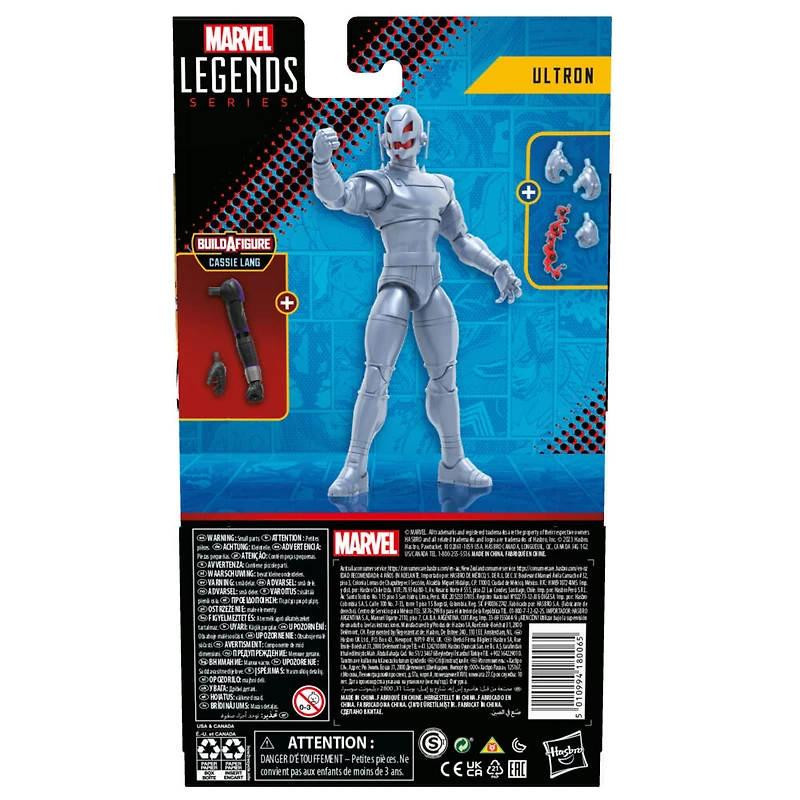 Hasbro Marvel Legends Series, figurine articulée de collection Ultron de 15 cm des bandes dessinées Marvel