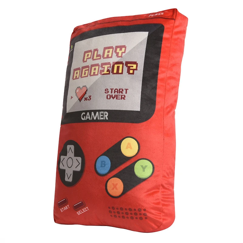 Controller Pillow, Play Again, 10" x 22"