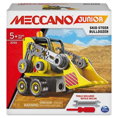Meccano Junior, Skid Steer STEAM Model Building Kit