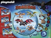 Playmobil - Dragon Racing: Snotlout and Hookfang