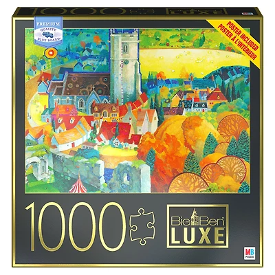 Big Ben, Puzzle de 1 000 pièces, Village de Corfe Castle, Dorset