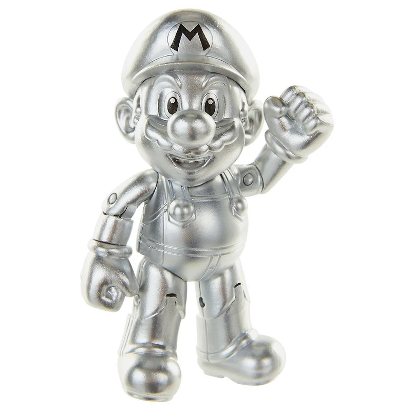 World of Nintendo 4" Figure - Metal Mario with Trophy