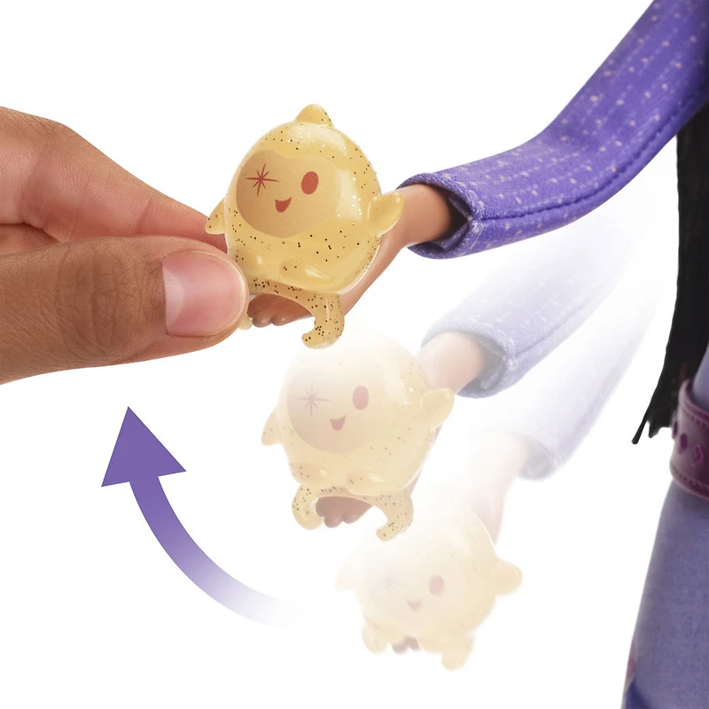 Disney - Wish - Asha de Rosas Chanteuse, figurine Star (anglais)