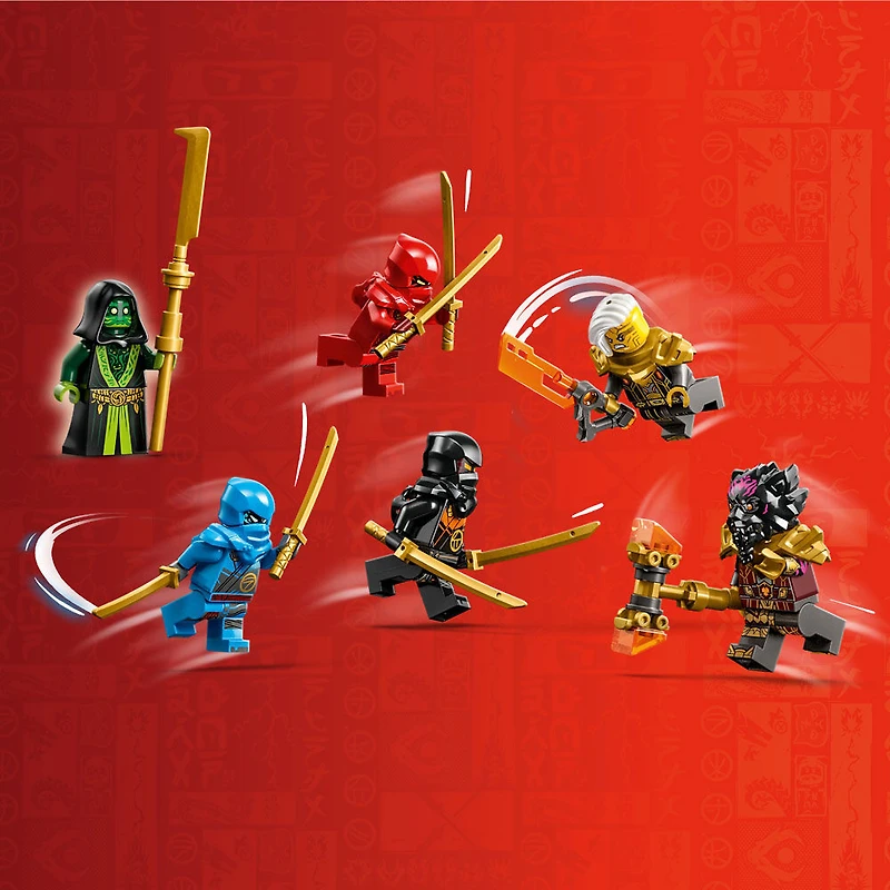 LEGO NINJAGO Les noyaux d'énergie du temple du dragon 71795 Ensemble de jeu de construction (1 029 pièces)
