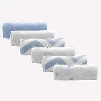 Kushies - Wash Cloths - 6 Pack Single Ply