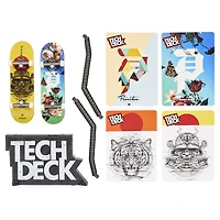 Tech Deck, Primitive Versus Series, Coffret de 2 fingerboards à collectionner et obstacle