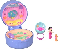 Polly Pocket Collector  Coffret et Bague  Coquillage de Sirène