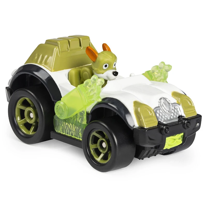  PAW Patrol, Véhicule Super-Tracker Super PAWs en métal True Metal à collectionner, Série Super-Chiots à l'échelle 1:55