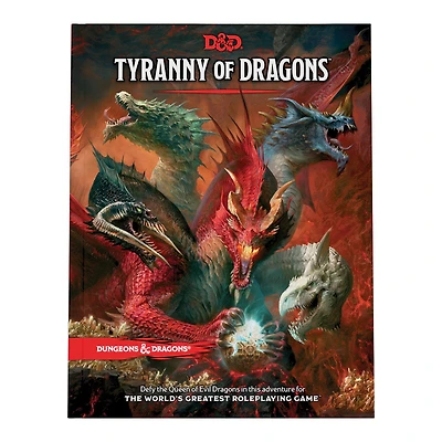 Tyranny of Dragons (D&D Adventure Book  combines Hoard of the Dragon Queen + The  Rise of Tiamat) - Édition anglaise