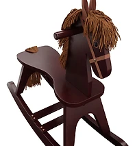 Storkcraft Wooden Rocking Horse - Espresso