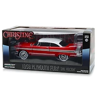 Greenlight - 1:24 Christine (1983) - Fury de Plymouth de 1958 (version maléfique avec fenêtres obscurcies). - Édition anglaise