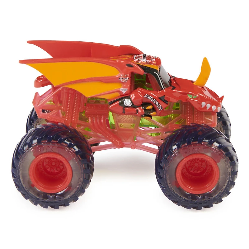 Monster Jam, Monster truck Bakugan Dragonoid officiel, véhicule en métal moulé, échelle 1:64
