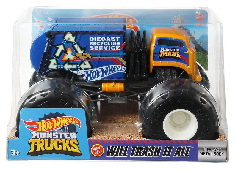 Hot Wheels Monster Trucks Will Trash It All