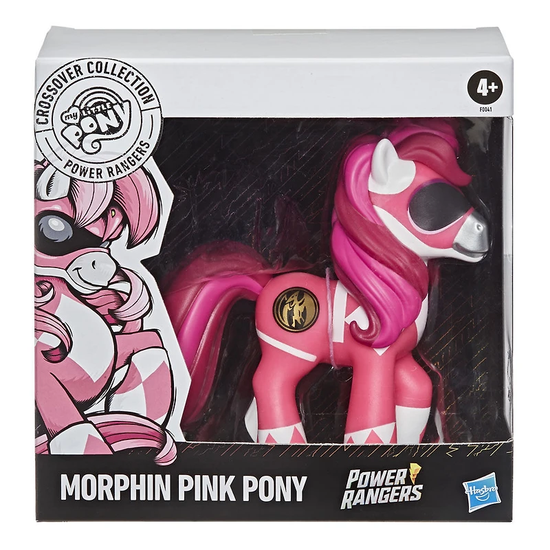 Collection Fusion My Little Pony et Power Rangers, poney Morphin rose, poney de collection inspiré des Power Rangers - Notre exclusivité