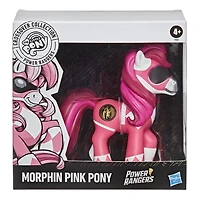 Collection Fusion My Little Pony et Power Rangers, poney Morphin rose, poney de collection inspiré des Power Rangers - Notre exclusivité