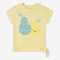 Rococo Haut à manches courtes Jaune