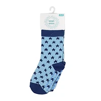 Small Wonder - Toddler  Sock, Blue Star 2T-4T