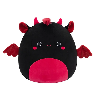 Peluche Squishmallows 12" - Rebecca le diable de Jersey noir et marron