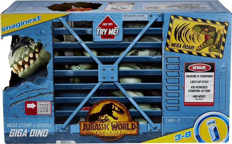 Imaginext - Jurassic World Dominion - Dino Giga Méga piétinement et combat