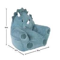 Cuddo Buddies Toddler Plush Character Chair - Dinosaur
