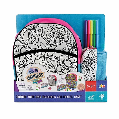 Out To Impress Colour Your Own Backpack and Pencil Case - English Edition - R Exclusive