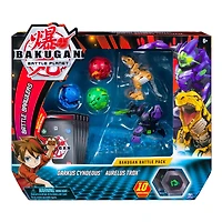 Bakugan, Battle Pack 5 personnages, Darkus Cyndeous et Aurelus Trox