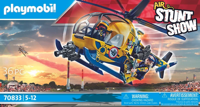 Air Stuntshow Hélicoptère et équipe de tournage