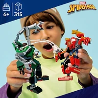 LEGO Marvel Combat des Robots : Spider-Man contre Doc Ock, Jouet de Construction de Superhéros avec 2 Robots 76338