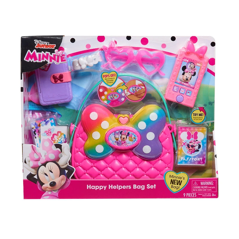 Ensemble de Sac des Aides Heureuses de Minnie Disney Junior