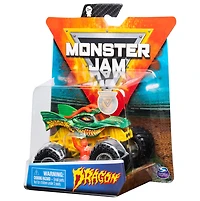 Monster Jam, Monster truck authentique Dragon en métal moulé à l'échelle 1:64