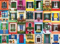 Eurographics Mediterranean Windows 1000 Piece Puzzle