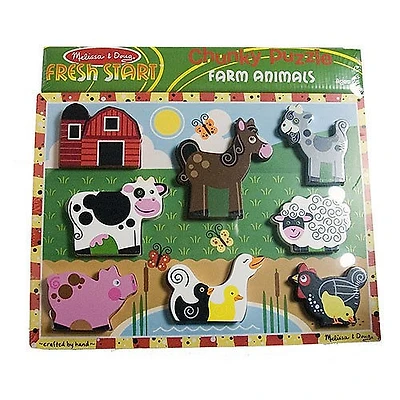 Melissa & Doug - Gros casse-tête - Animaux de ferme