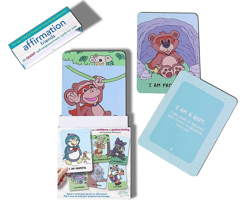 Mindful Living Affirmation Friends Cards - Édition anglaise