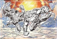 Scratch Off: DC Universe- Superman & Mongul Scratch Puzzle 150 p