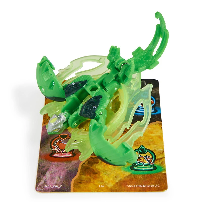 Bakugan Starter 3-Pack, Special Attack Ventri, Octogan et Trox, figurines articulées personnalisables qui tournent et cartes à collectionner