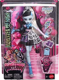 Monster High Scary Sweet Birthday Frankie Stein Doll in Party Dress with Balloon & Gift