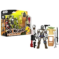 MixMashers Star Wars the Mandalorian and Grogu Custom Mix-And-Match Deluxe Action Figure Set & Accessories