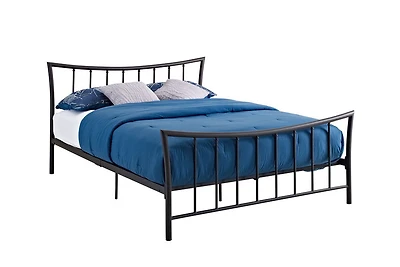 Lit en métal bali- grand, bronze DHP