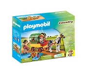 Playmobil - Pique-nique et chariot avec poney