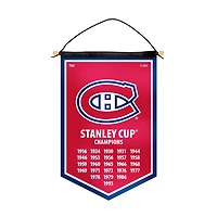 Banniere victoire des Canadiens de Montreal de la LNH (12 pouces sur 18 pouces)