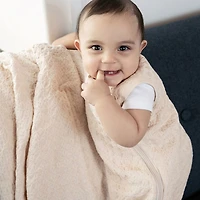 Perlimpinpin-Sac de nuit en mousseline gaufré 1.0 TOG-Curry-6-18m