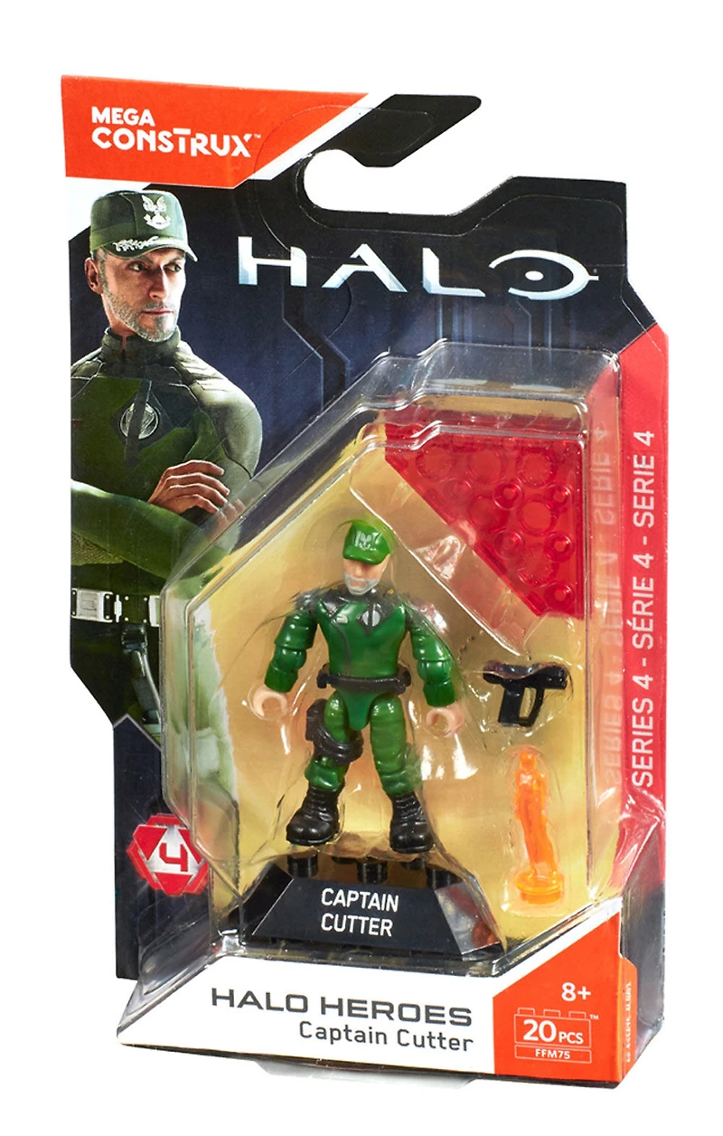 Mega Construx - Halo Heroes - Série 4 - Figurine Capitaine Cutter