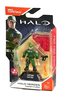 Mega Construx - Halo Heroes - Série 4 - Figurine Capitaine Cutter