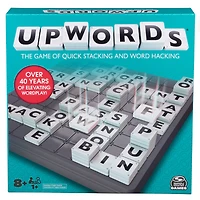 Upwords, Jeu de mots avec lettres à superposer et plateau de jeu rotatif - Jeux pour les soirées jeux en famille