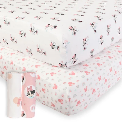 Ensemble de 4 Articles Disney Minnie Mouse pour Chambre de Bébé