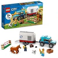 LEGO City Le transport du cheval 60327 Ensemble de construction (196 pièces)