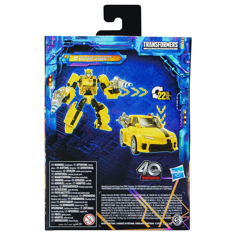 Transformers Generations Legacy United, figurine Animated Universe Bumblebee classe Deluxe