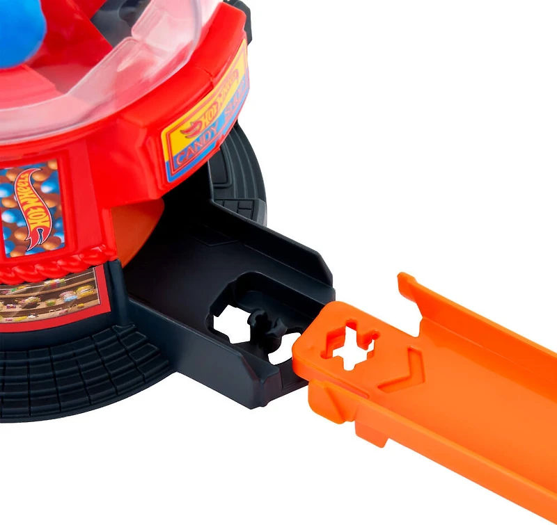 Hot Wheels-Boutique de Bonbons du Centre-Ville-Coffret et véhicule